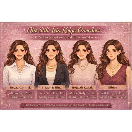 Ofis Stili İçin Kolye Önerileri: Zarif Dokunuşlar