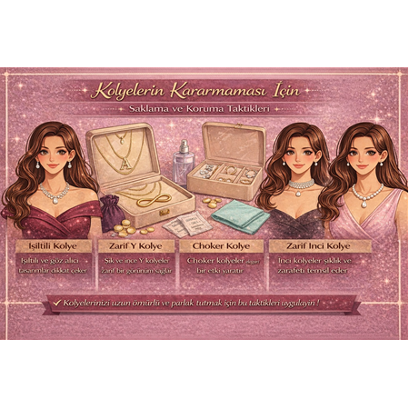 Kolyelerin Kararmaması İçin Koruma Taktikleri