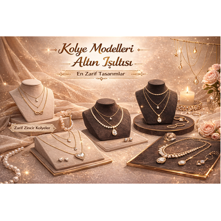 Kolye Modelleri Altın Işıltısı: En Zarif Tasarımlar