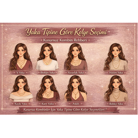 Yaka Tipine Göre Kolye Seçimi: Kombin Rehberi