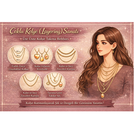 Çoklu Kolye Sanatı: Üst Üste Kolye Takma Rehberi