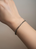 Gümüş Renk Minimal Zincir Bileklik